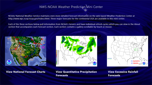Noaa National Forecast Chart